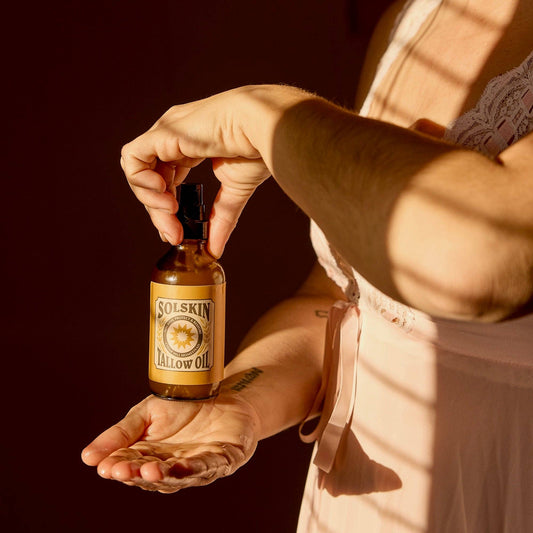 Solskin Grass Fed Suet Tallow Body Oil