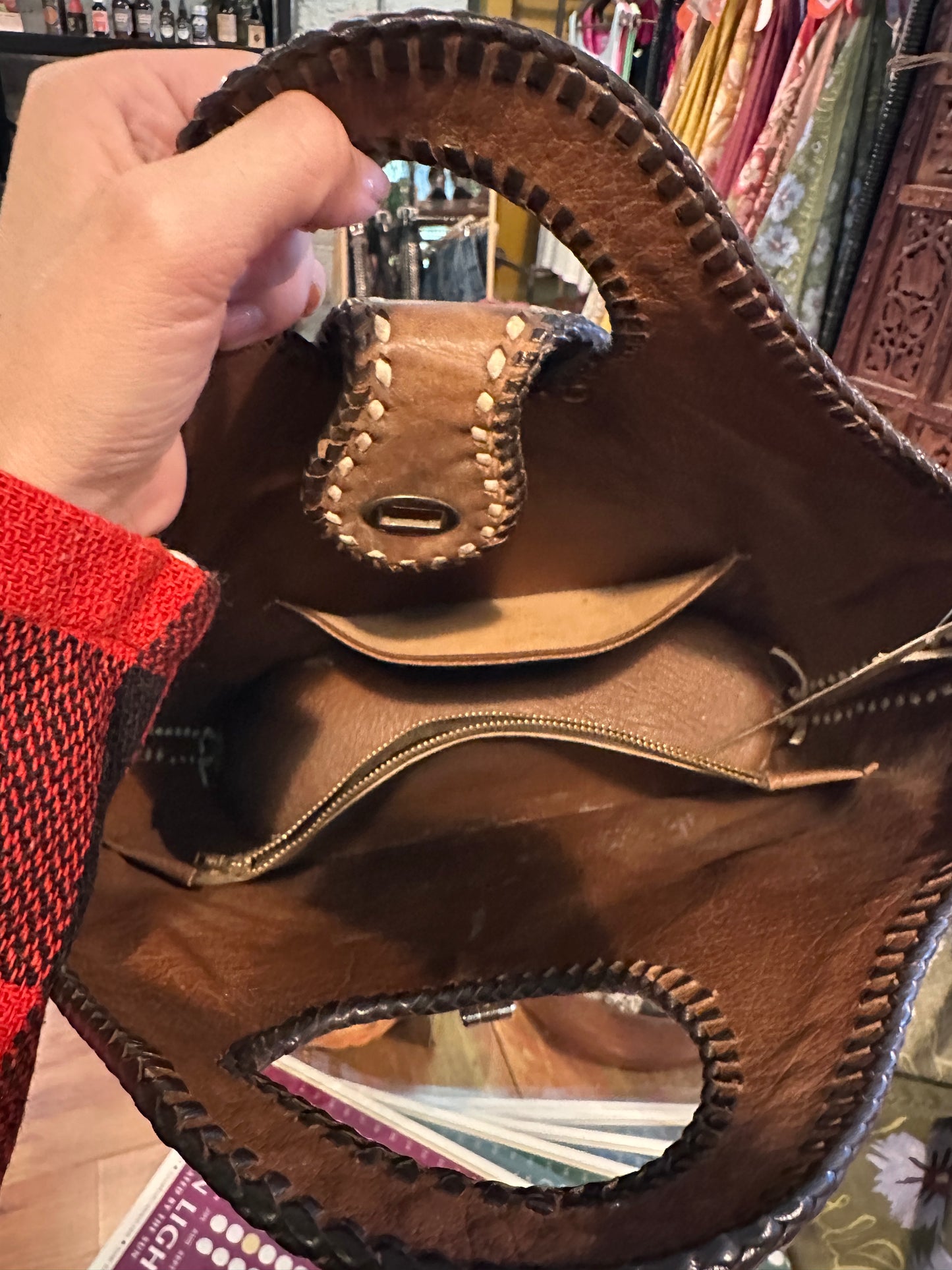 Judy Leather Tooled Purse