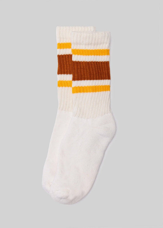 The Retro Stripe: Texas orange/gold / One Size