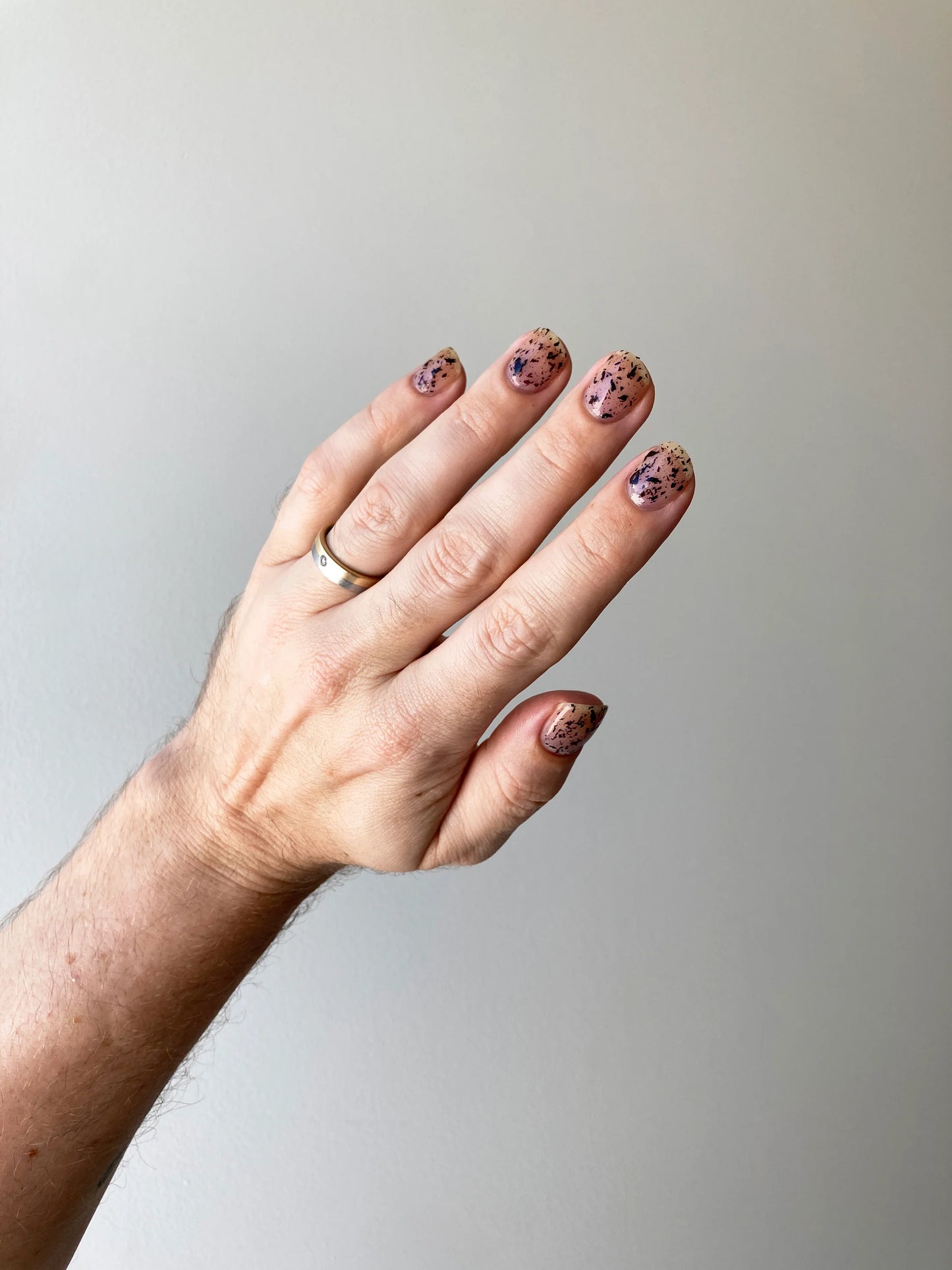 Death Valley Nails - HOLLYHOCK PETALS (Dust to Dust)