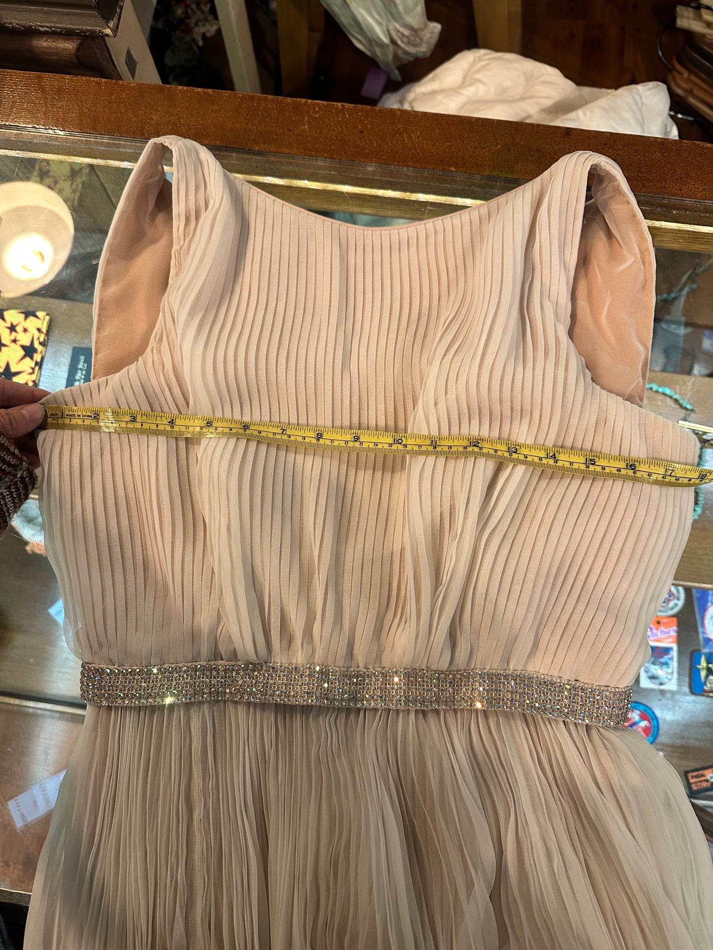1960’s Pleated Chiffon Cocktail Dress