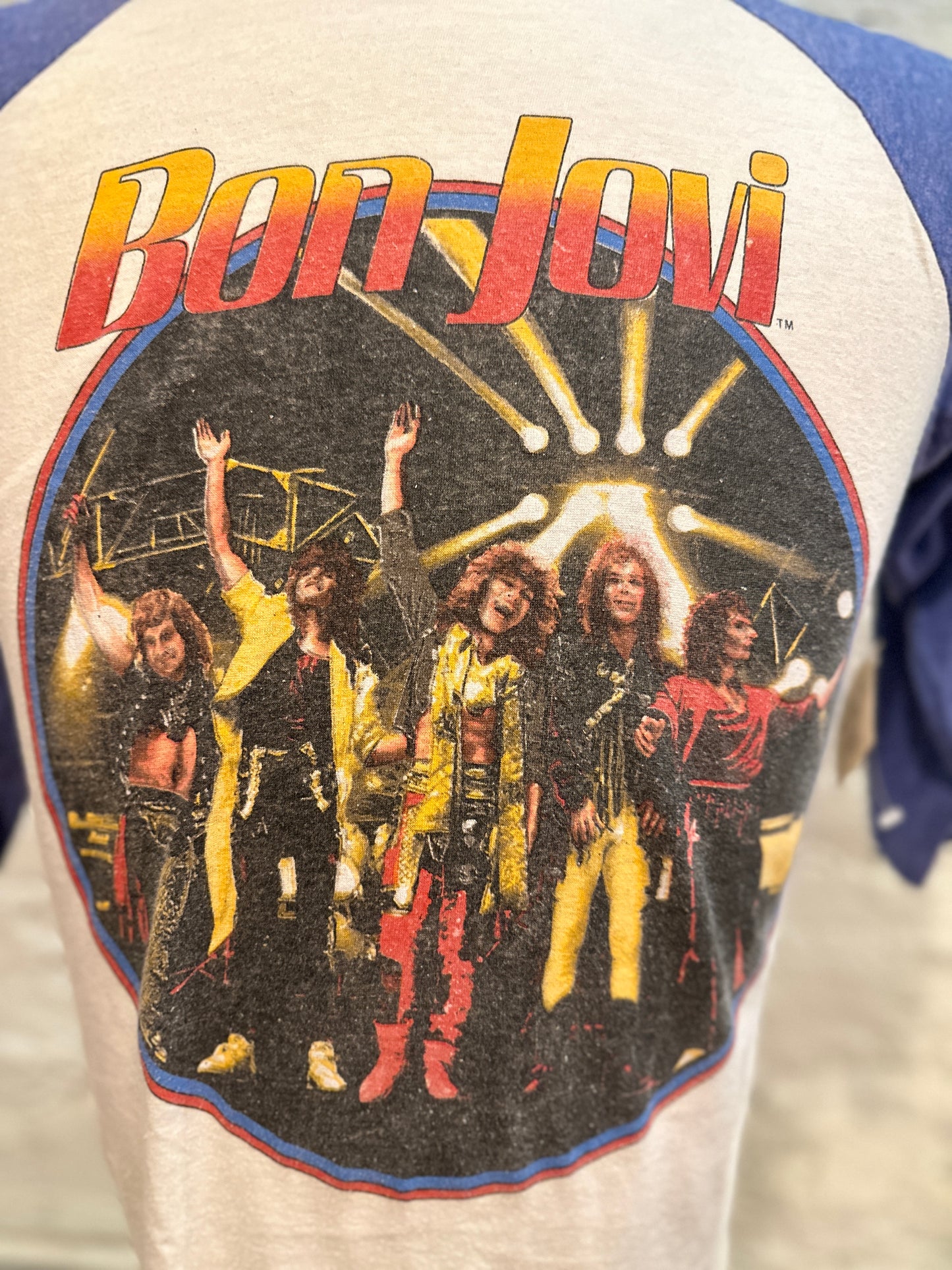 80s Bon Jovi Raglan Tee Wetter the Better