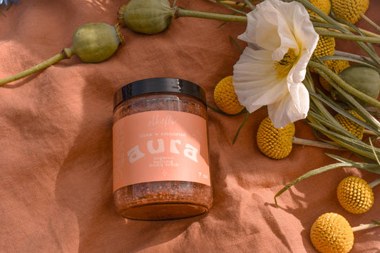 Aura - Grapefruit x Rose x Geranium Organic Body Scrub