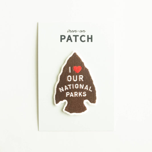 I Love Our National Parks Iron on Patch: Yes