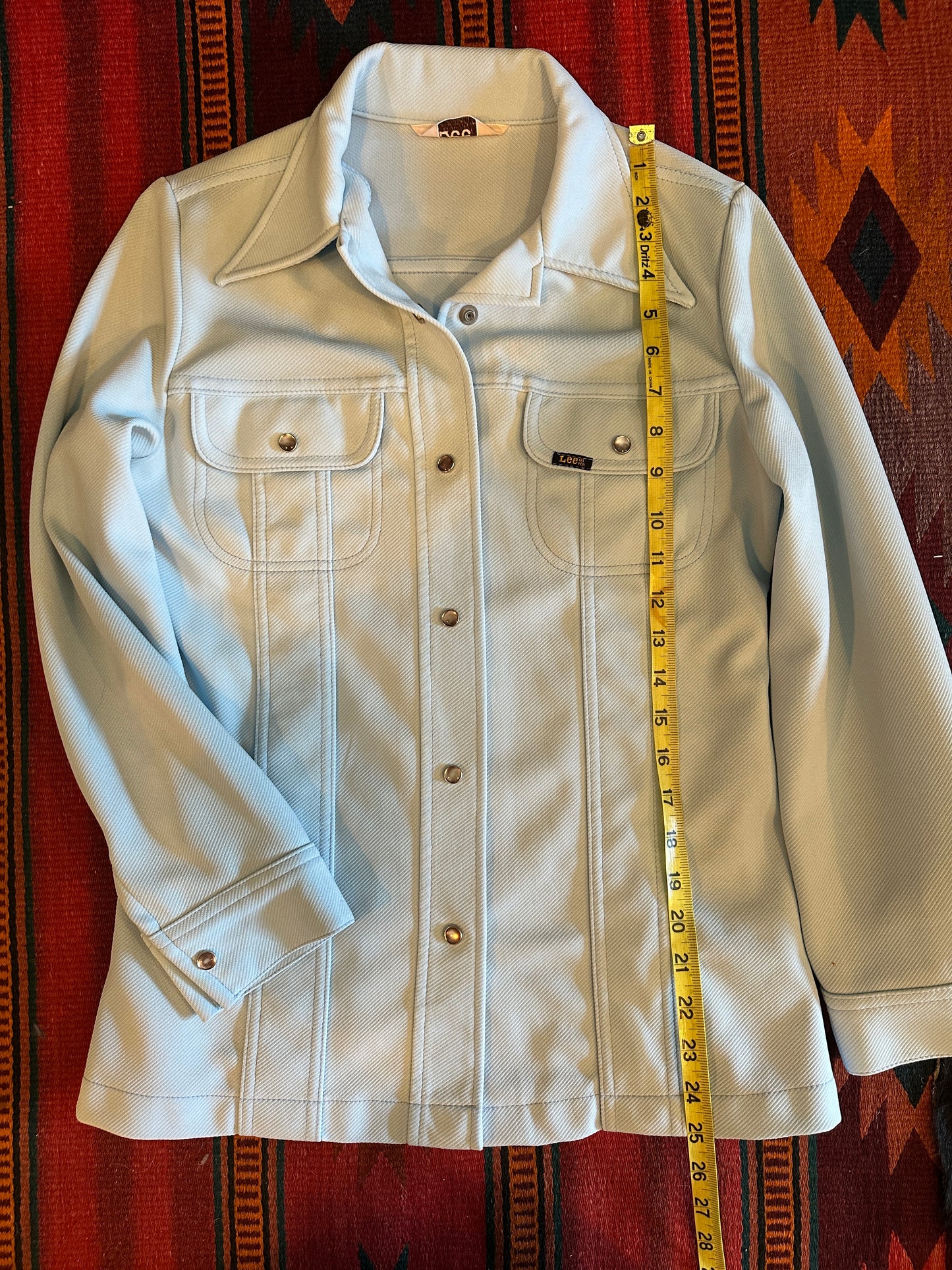 1970s Lee Pearl Snap Matching 2pc Set