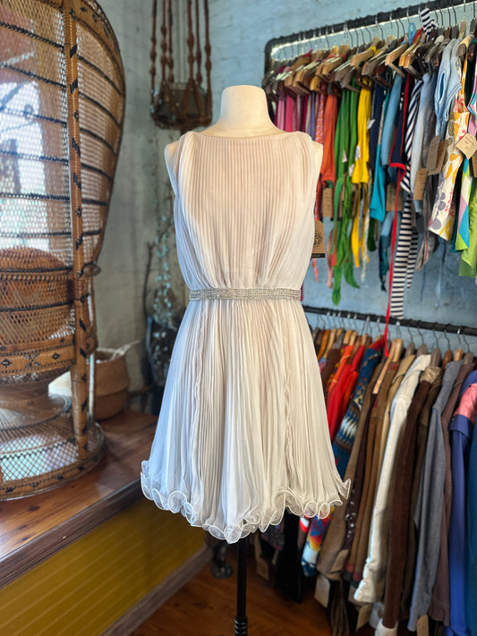 1960’s Pleated Chiffon Cocktail Dress