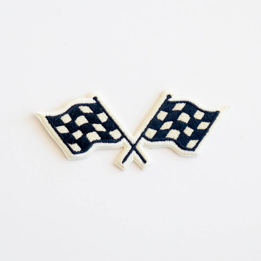 Racing Flags Embroidered Iron on Patch: Yes