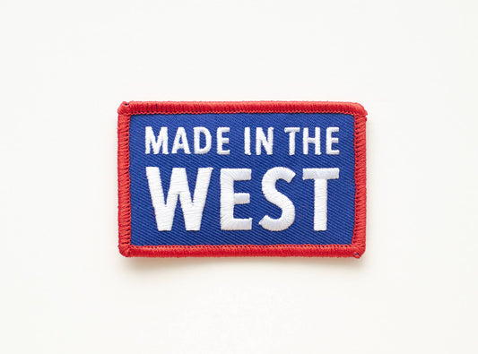 Made In The West Embroidered Iron on Patch: Yes