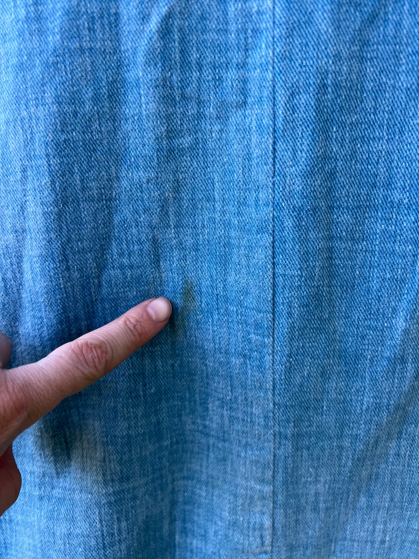 1970s Denim Gunne Sax Maxi Dress