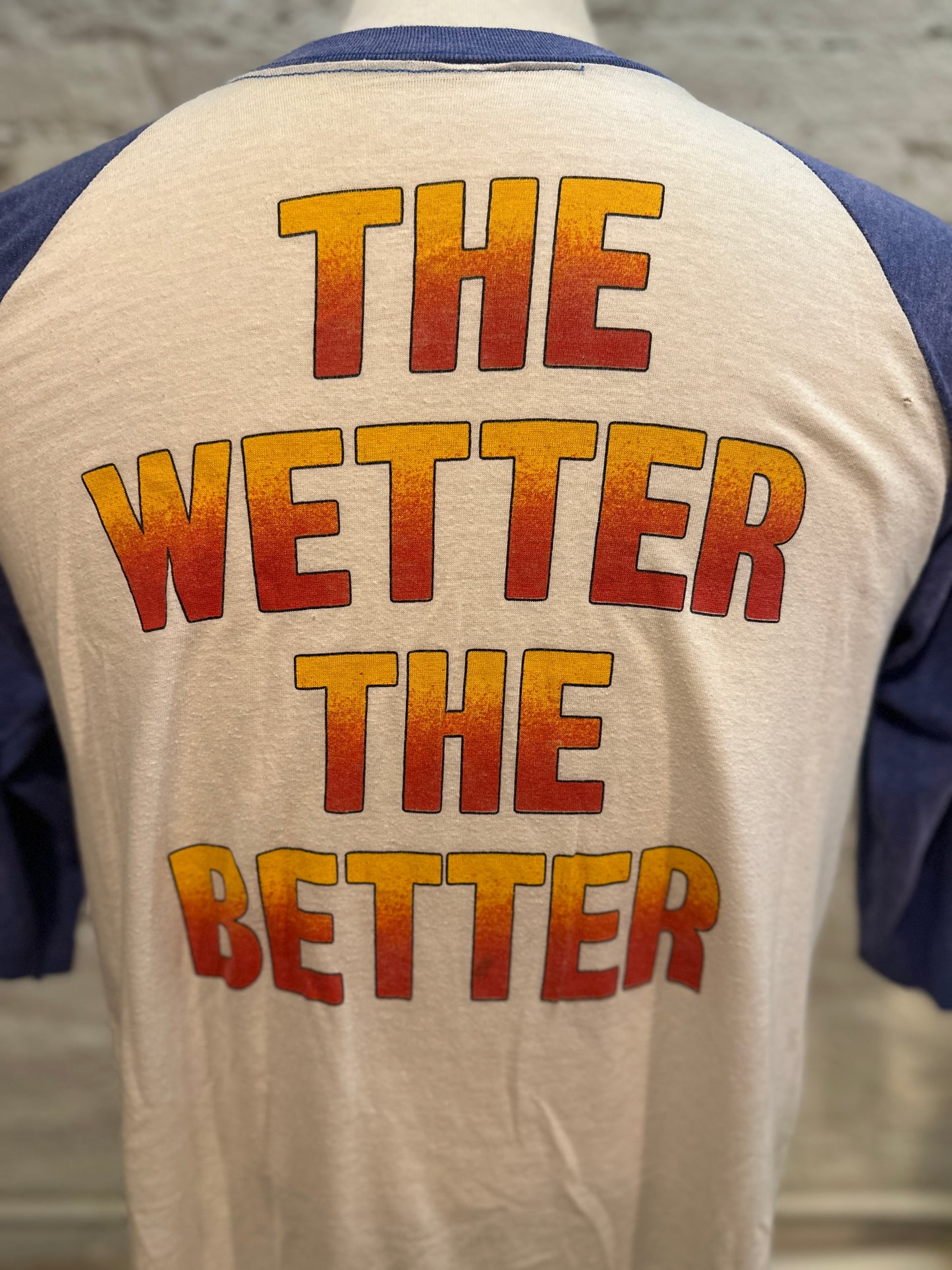 80s Bon Jovi Raglan Tee Wetter the Better