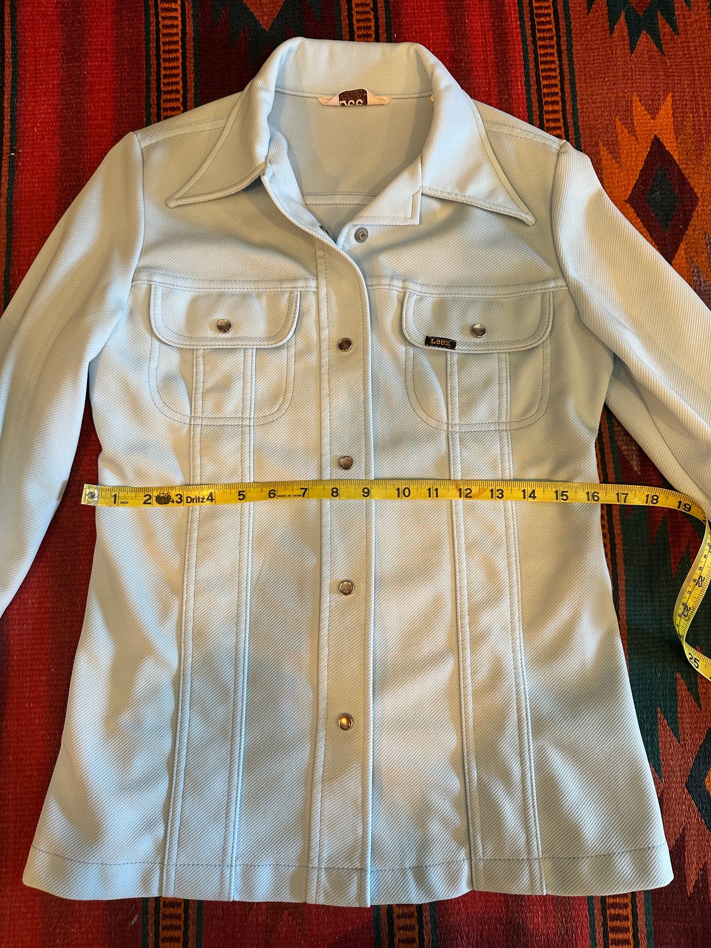1970s Lee Pearl Snap Matching 2pc Set