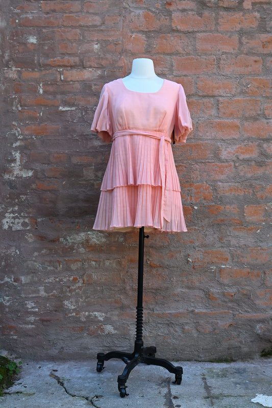 1970s Pink Mini Dress