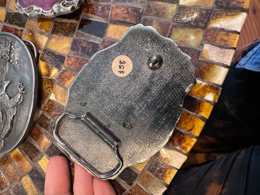 Harley Belt Buckle Red