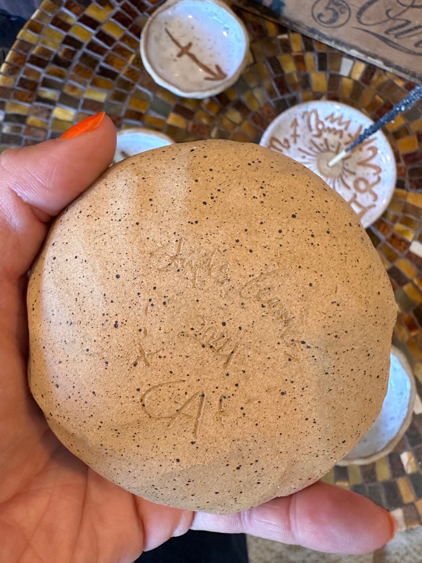 Zodiac Sign Pinch Pot