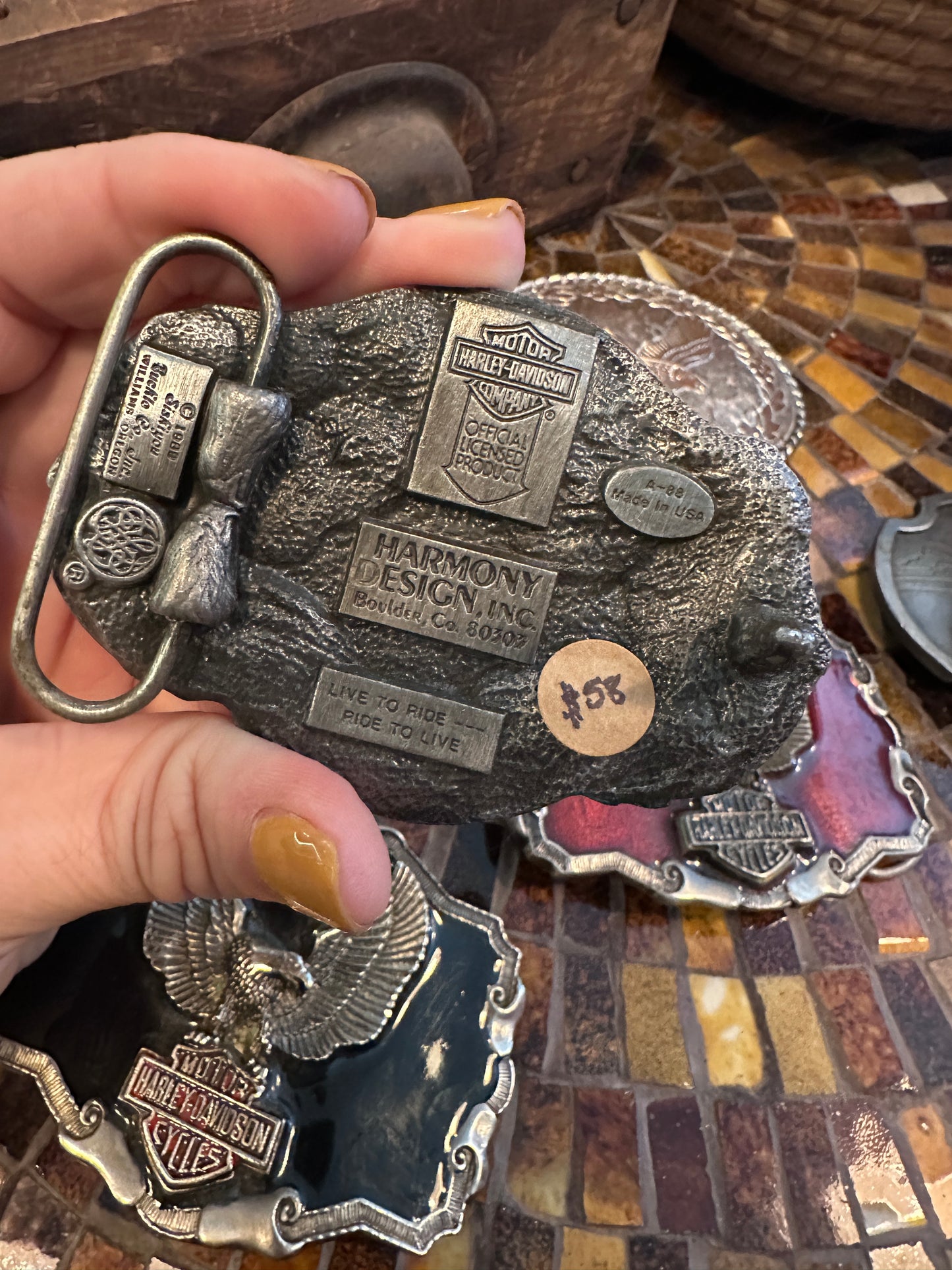 Harley Davidson Belt Buckle