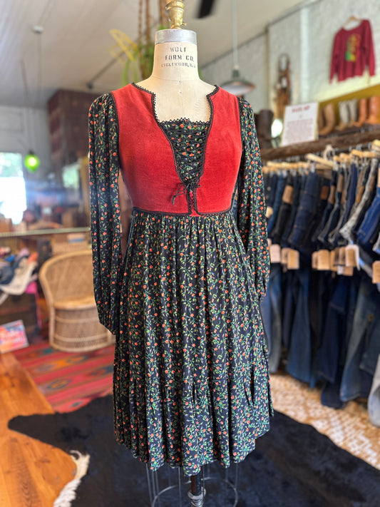 1970s Rags by Kressandra Dress