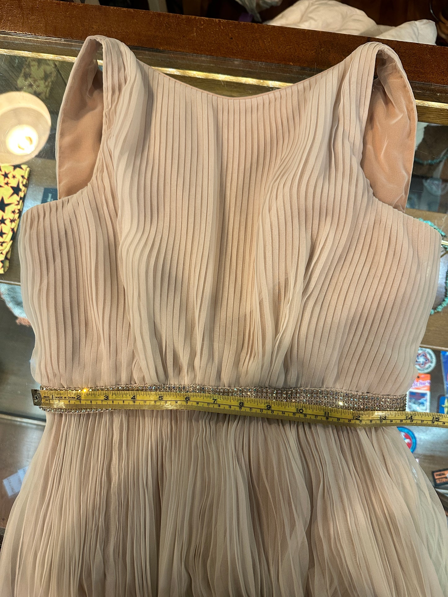 1960’s Pleated Chiffon Cocktail Dress