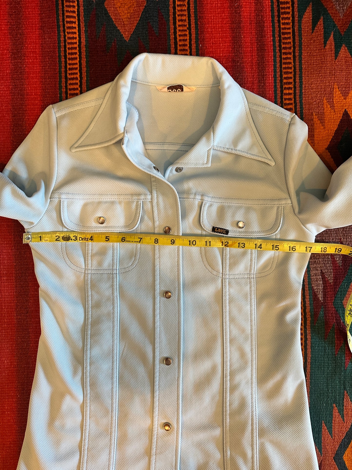 1970s Lee Pearl Snap Matching 2pc Set