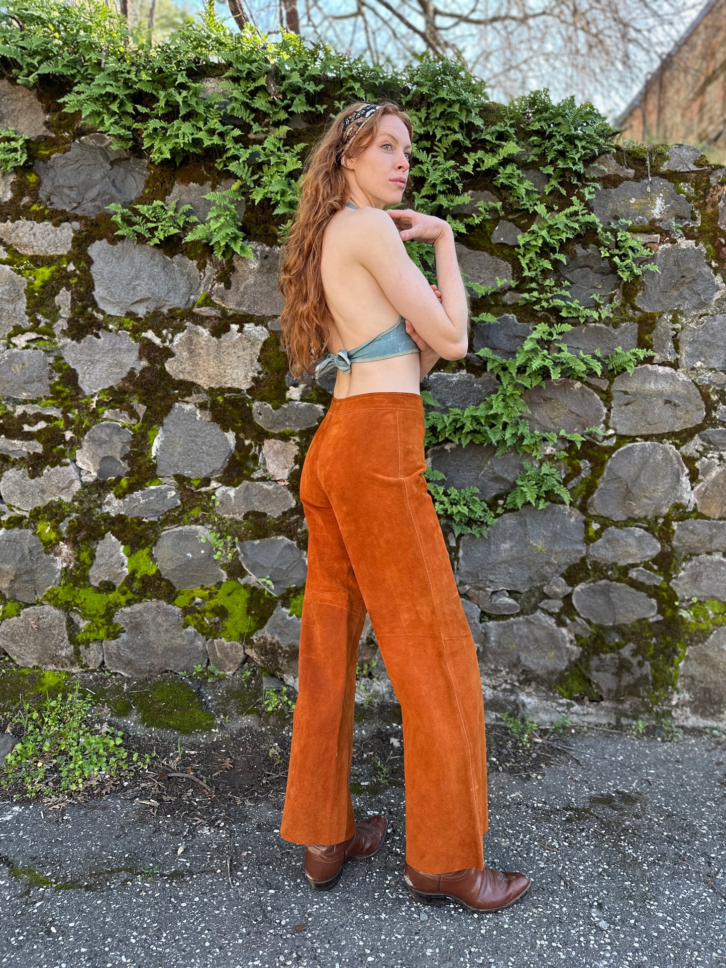 1970s Suede Pants