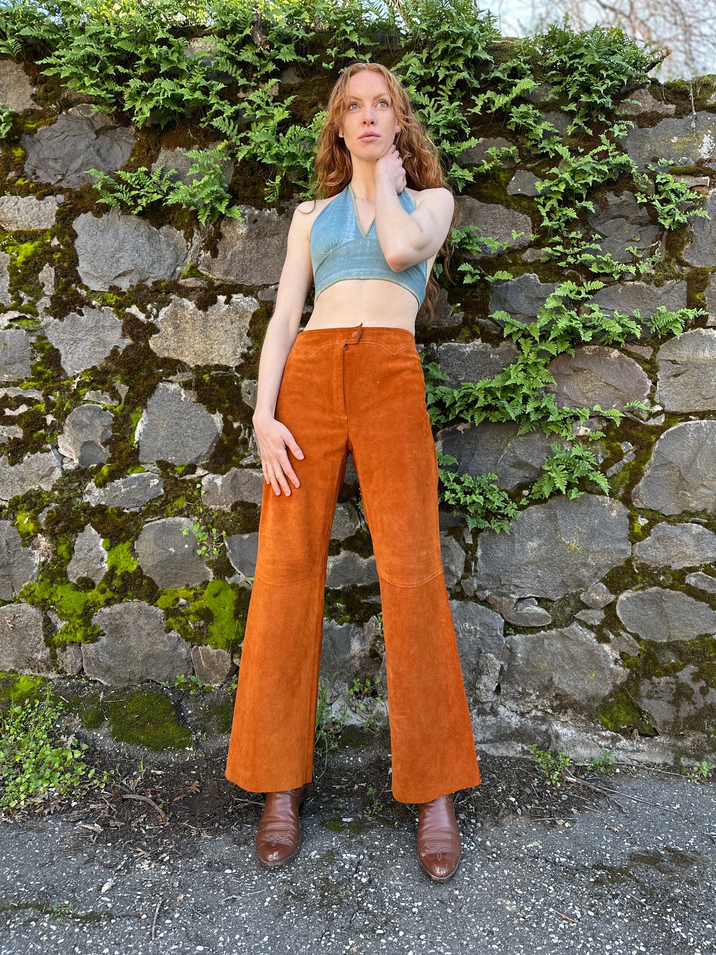 1970s Suede Pants