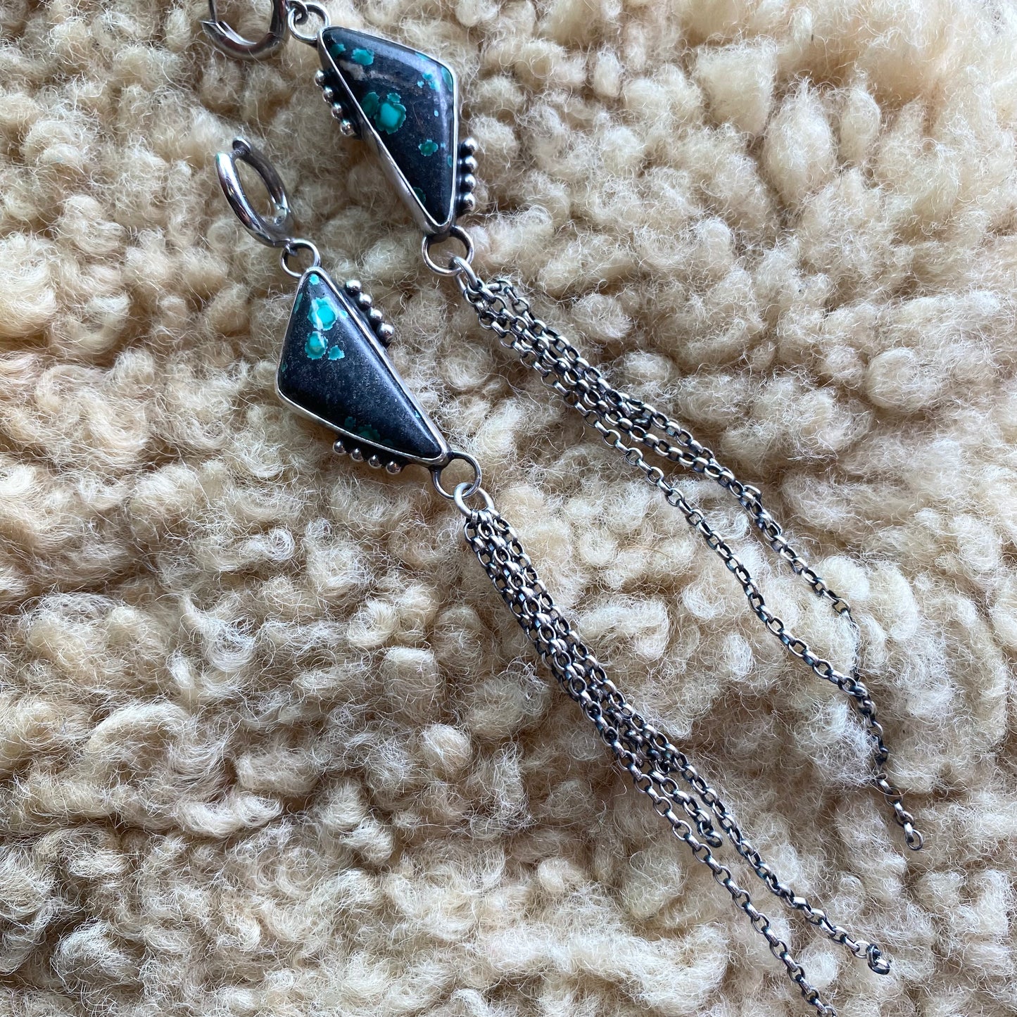 Ear Hugger Rocker Chain Earings
