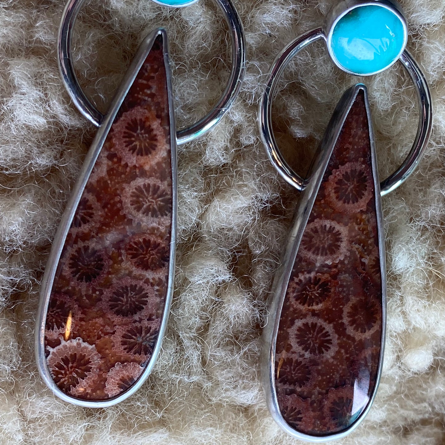 Teach peace Earings