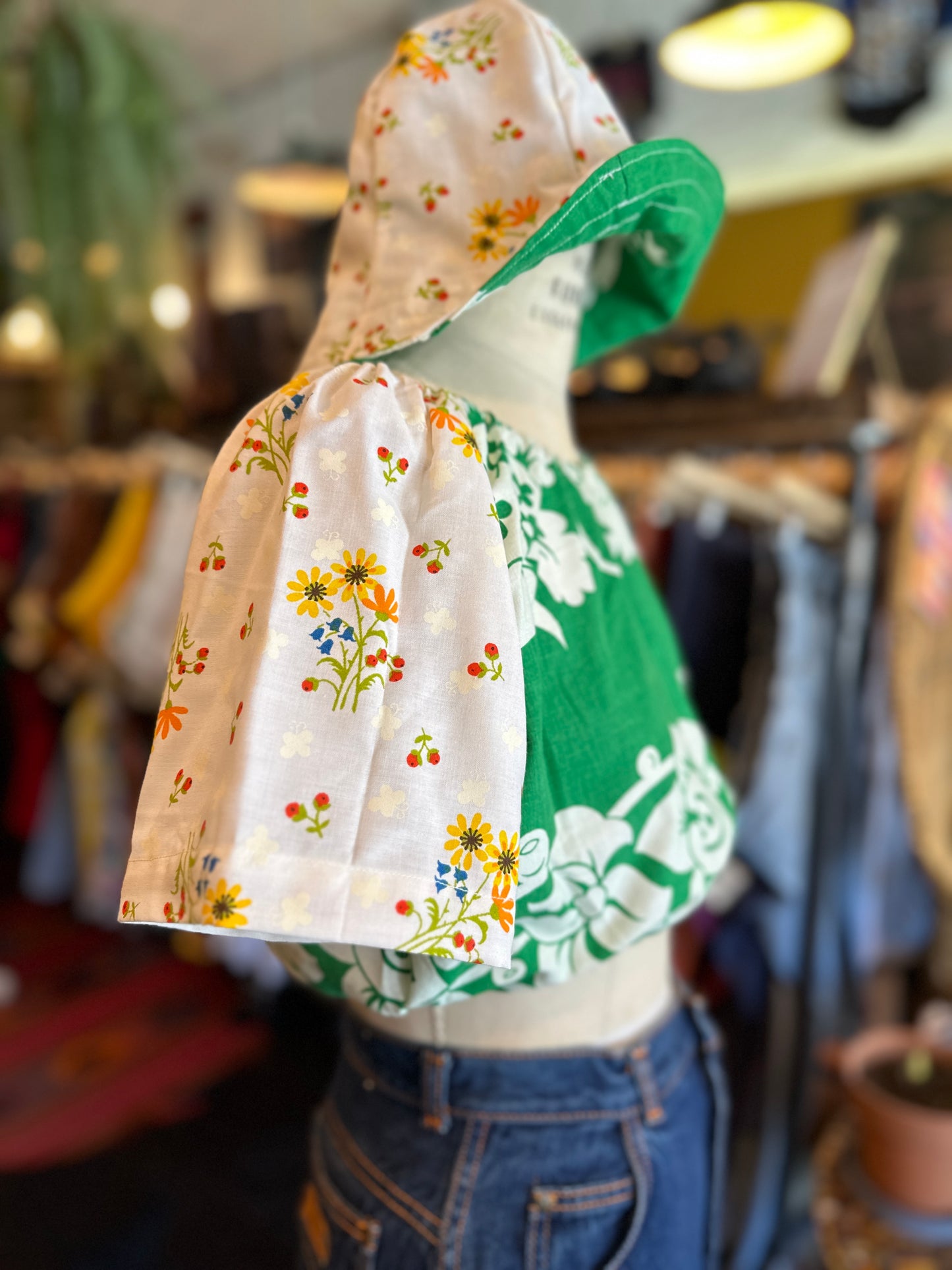 Joni Crop Top Set w/ Matching Bucket Hat