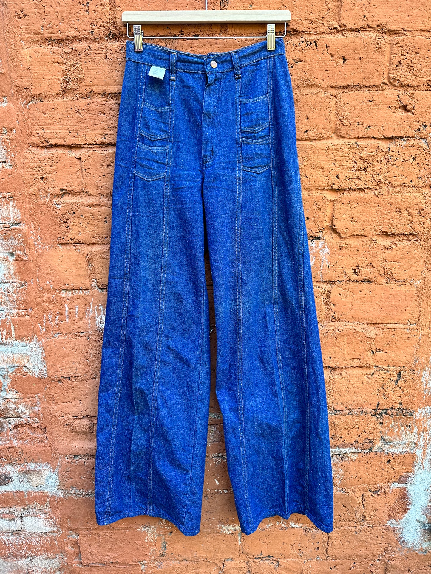 1970s Deadstock Wrangler Wide Leg Bellbottom Jeans