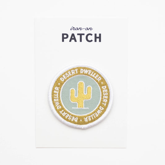 Desert Dweller Embroidered Iron on Patch: Yes