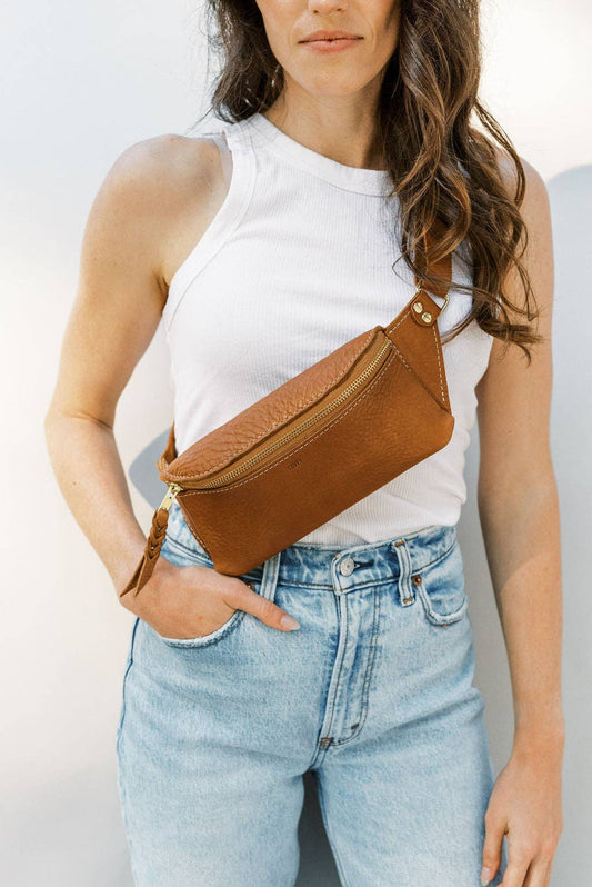 AMELIA chest pack : Tobacco
