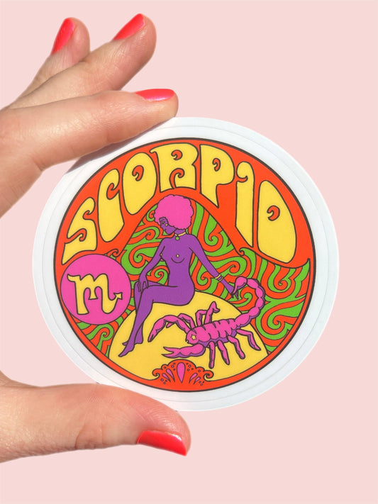 3 Inch Sticker Zodiac Scorpio