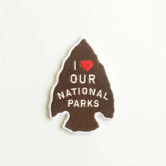 I Love Our National Parks Iron on Patch: Yes