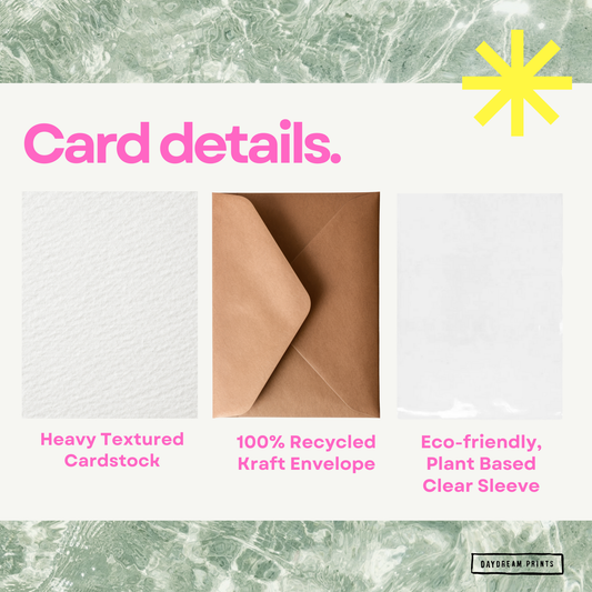 Totally Glad You Were Born | Fall Birthday Card | Cute Birthday Card