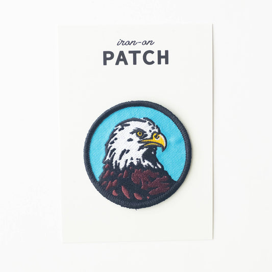 Freedom Eagle Embroidered Iron on Patch: Yes