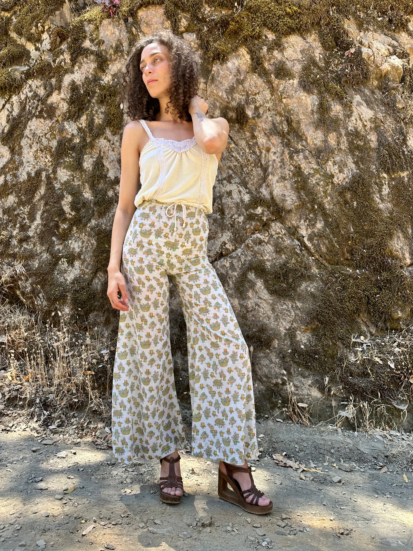 70s Garden Print Big Bells