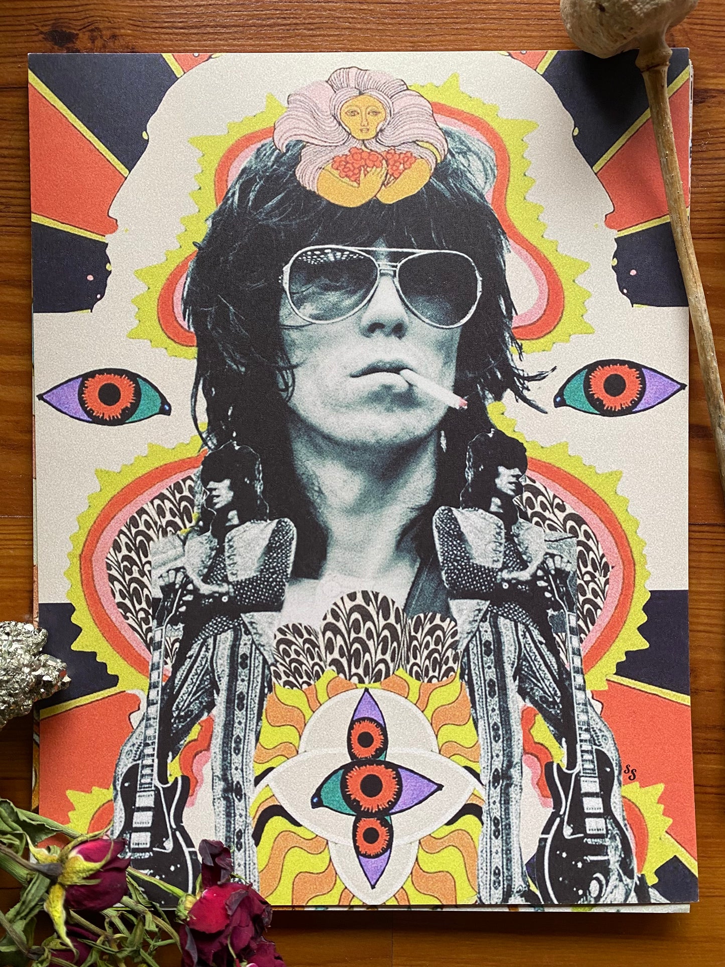 Sister Scorpio Print- Keith Richards