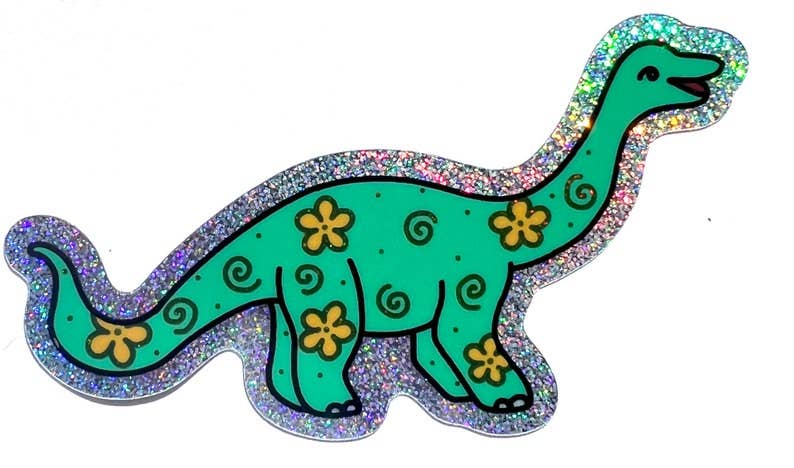 3 Inch Sticker Brontosaurus Dinosaur