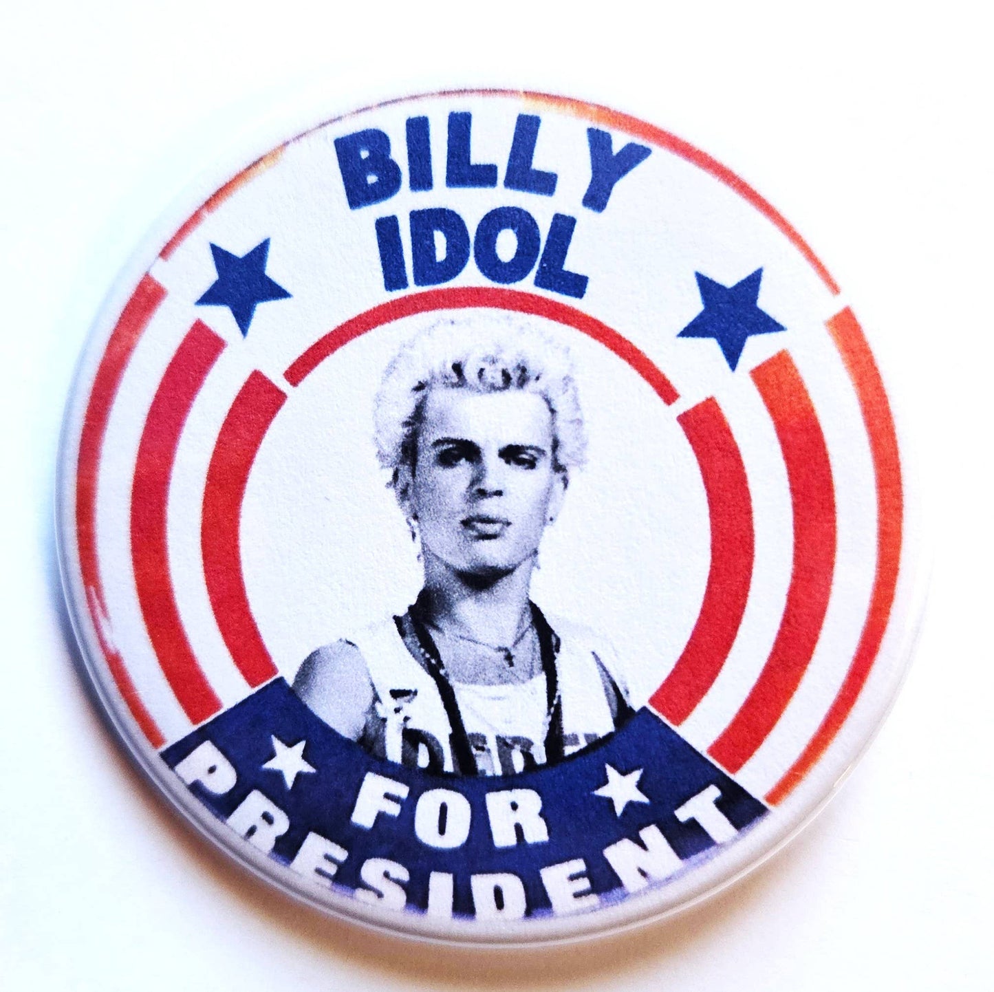 Rockers for President Buttons Magnets & Openers. Set 05: Lemmy Kilmister / 1.25" Small Button