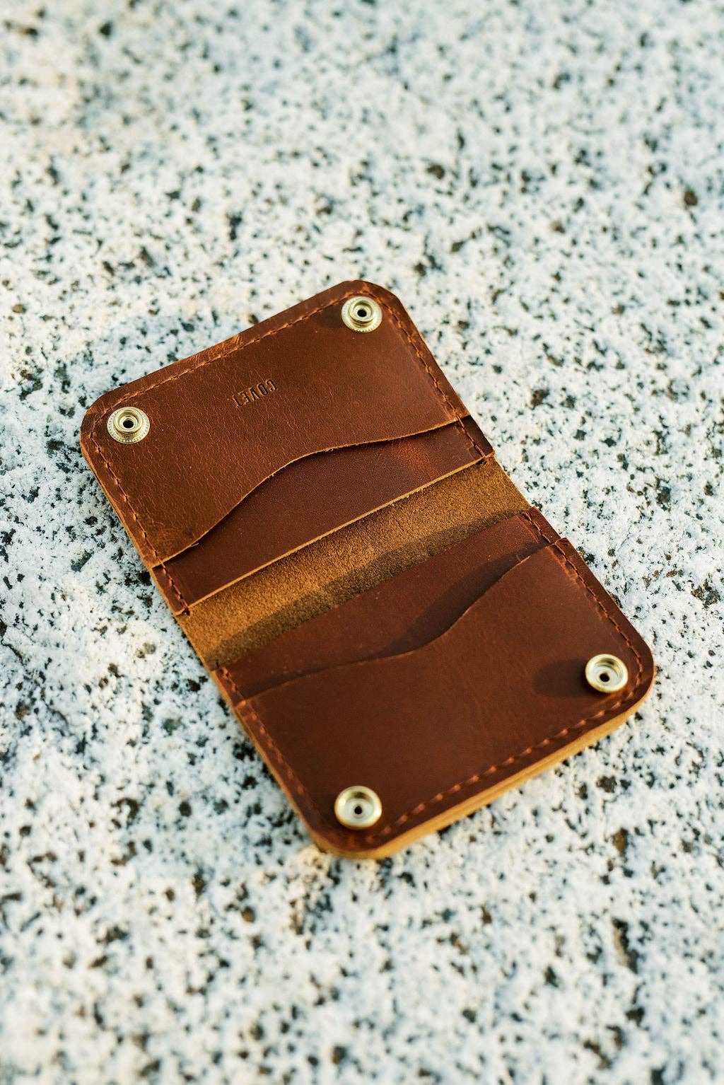 FINLEY mini wallet: Brown