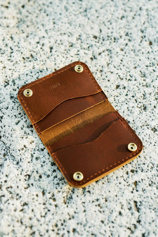 FINLEY mini wallet: Brown