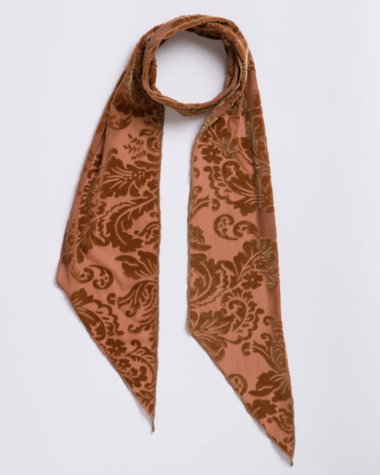 The Hendrix Gold Long Skinny Scarf
