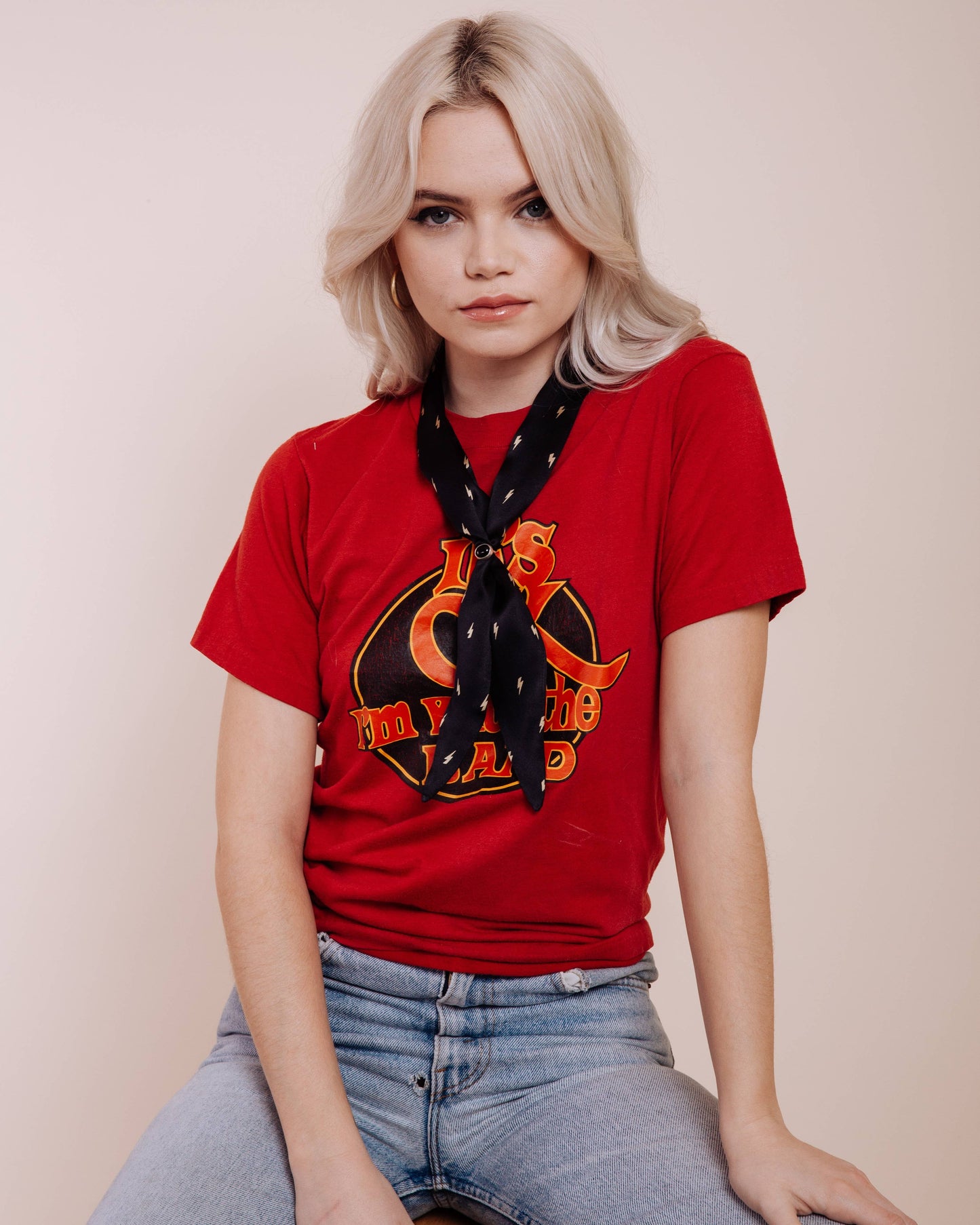 The Thunders Black Scarf Tie