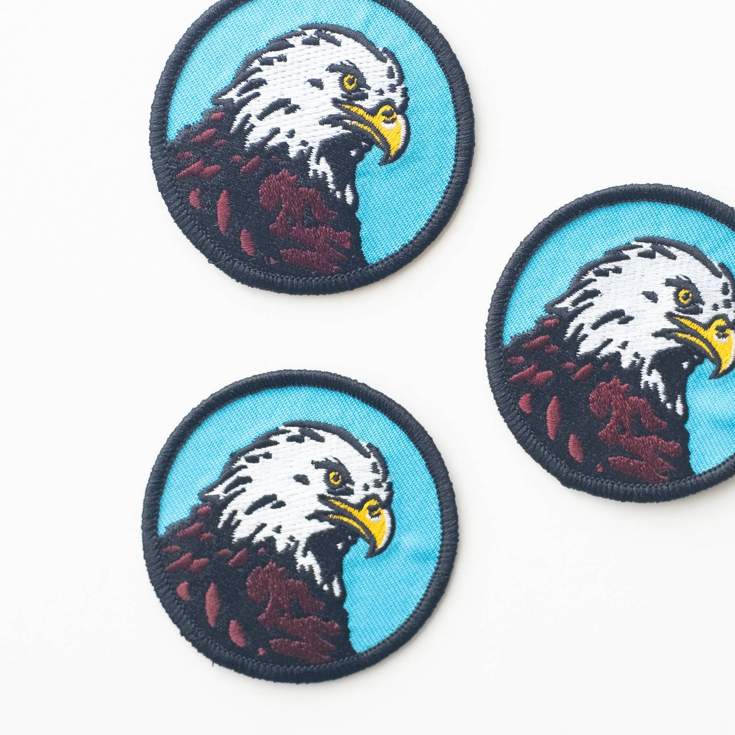 Freedom Eagle Embroidered Iron on Patch: Yes