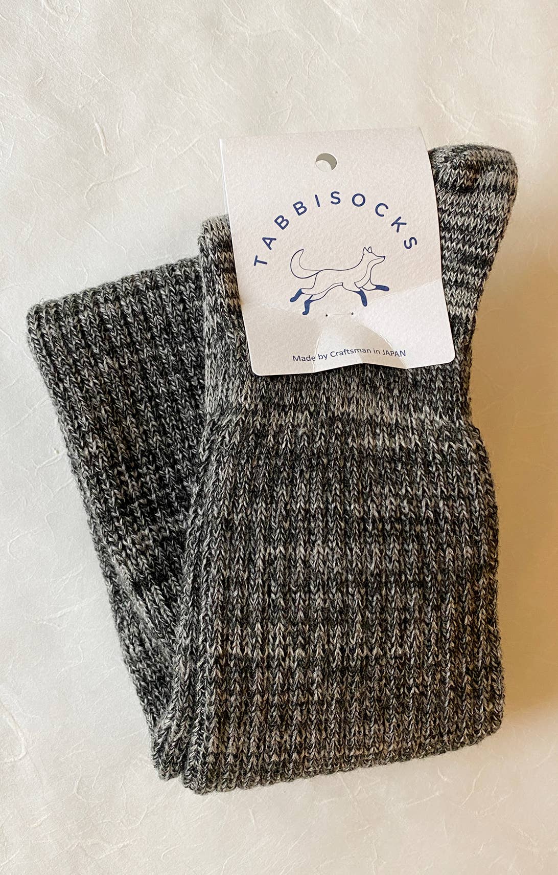 Lounge Scrunchy Over the Knee Socks - Wool Blend: Beige Heather