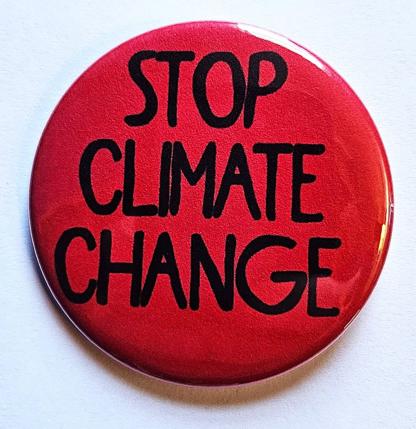 Vintage Environmental Buttons Magnets & Openers. set 02: Earth / 1.25" Small Button