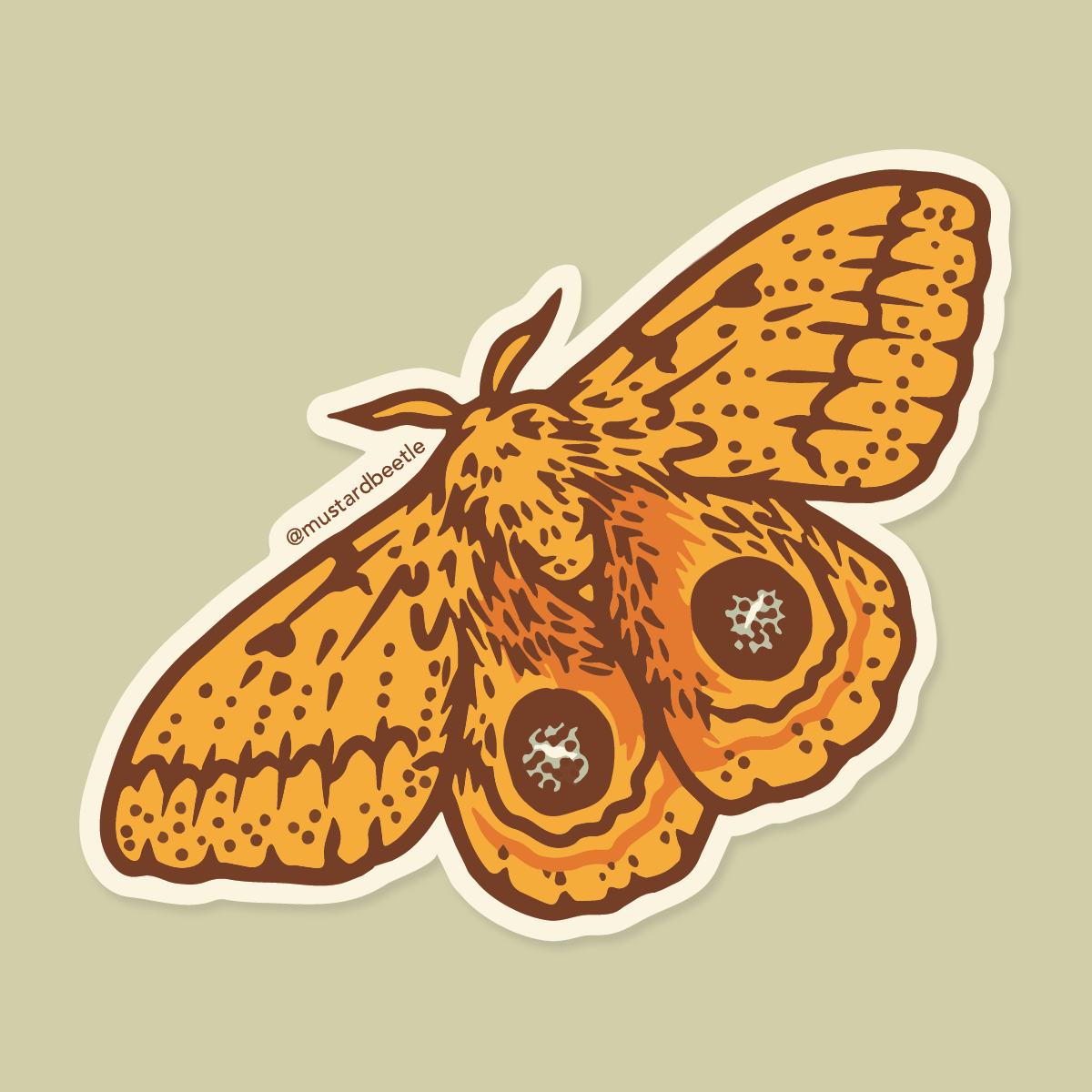 IO Moth 3" Vinyl Sticker