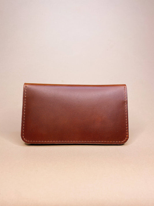 FRANKIE long wallet: Brown