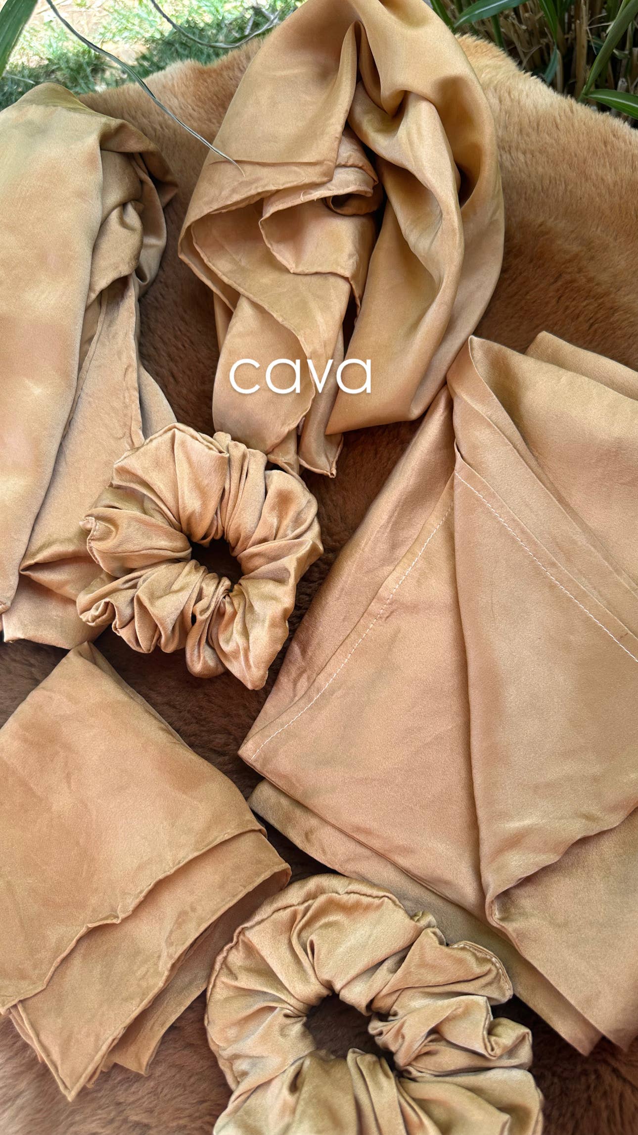 Plant Dyed Silk Scrunchies - 3 sizes - 10 colors: Pansy / Classic