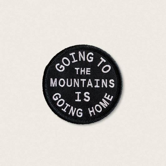 Going To The Mountains Is Going Home - Iron On Patch: Yes
