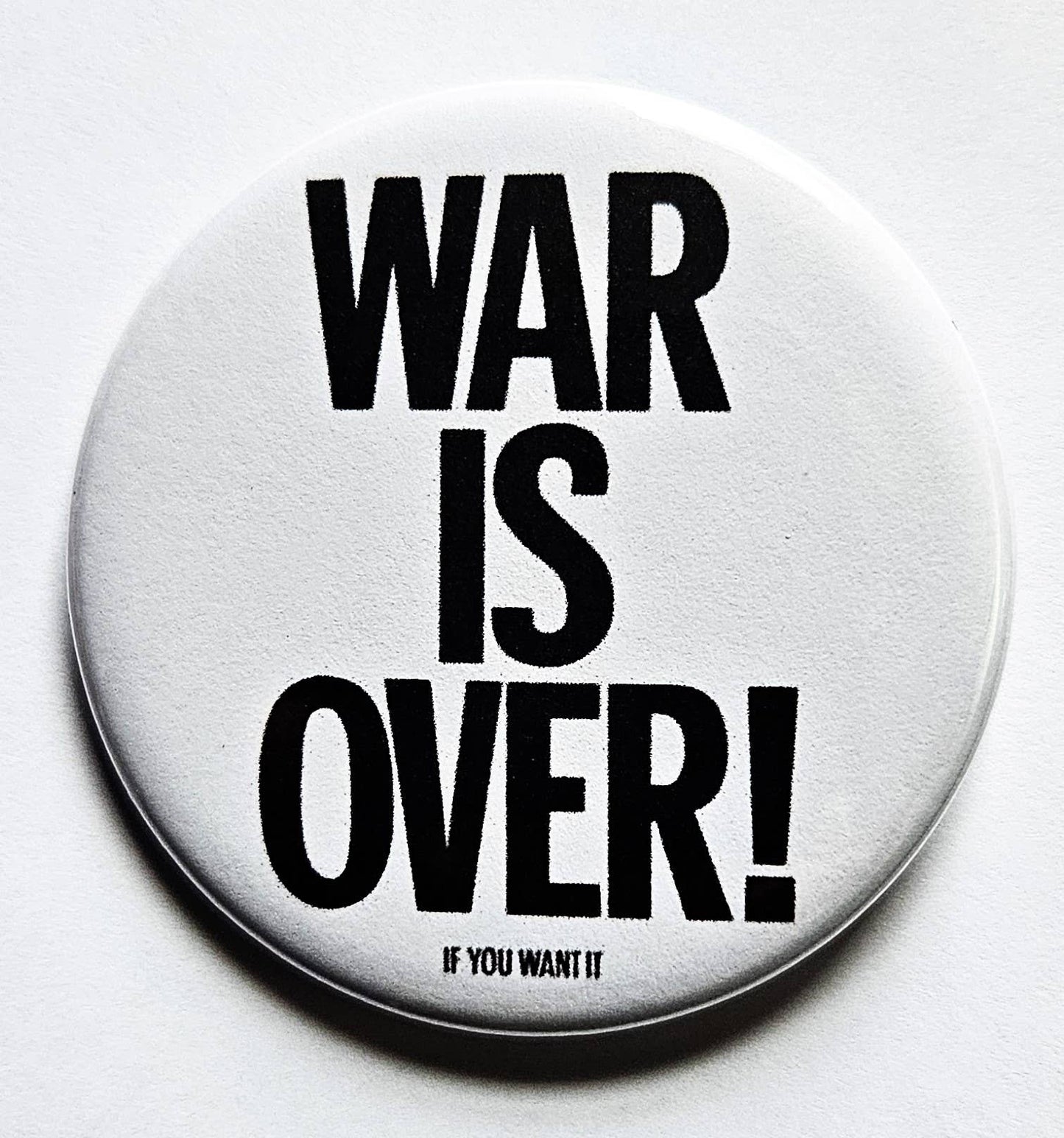 Vintage Political Buttons Magnets & Bottle Openers. set 08: Peace Now / 1.25" Small Button